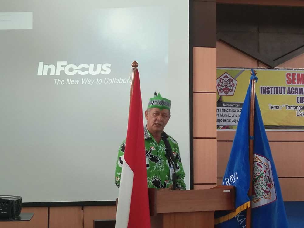 Seminar Regional Hari Kebangkitan Nasional - Rektor IAHN TP P.Raya