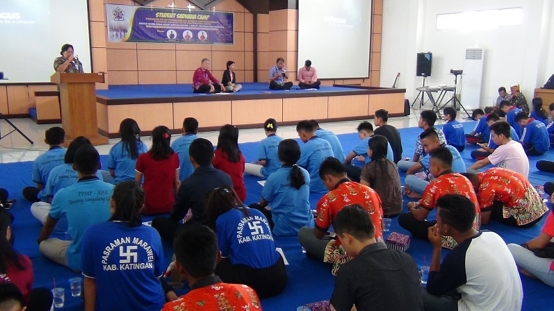 Foto saat sosialisasi program studi oleh masing-masing Fakultas