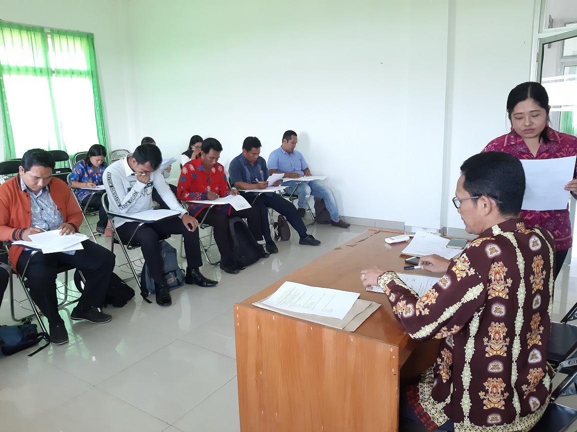 Pelaksanaan tes PMB Program Pascasarjana