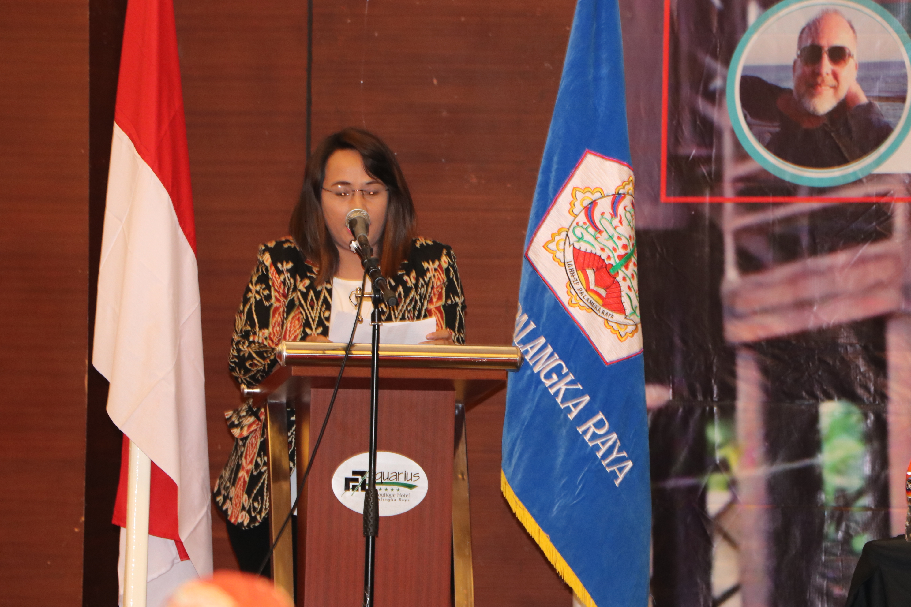 Hindusm in the Millenial Era - Foto saat Laporan Ketua Panitia