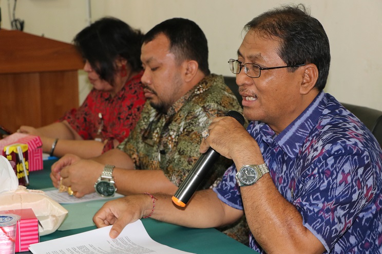 Rapat Persiapan Penginputan Data RB dan ZI - Ketua Tim Reformasi Birokrasi dan Zona Integritas memimpin rapat