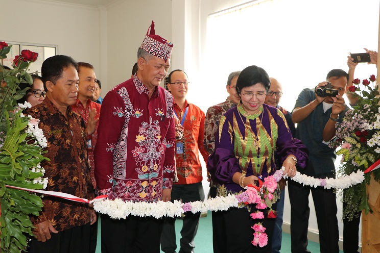 Prosesi peresmian BI Corner IAHN TP Palangka Raya