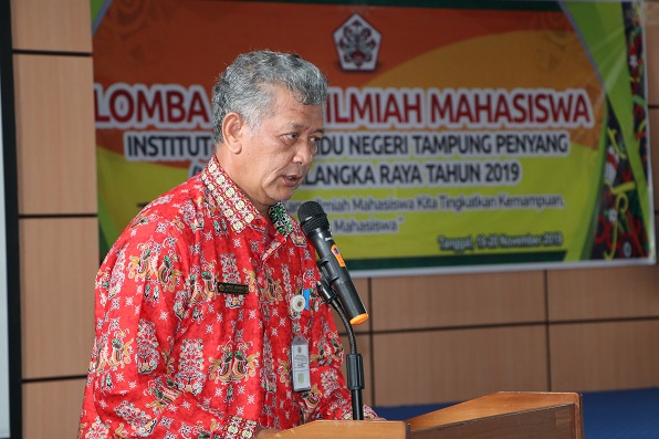Lomba Karya Ilmiah Mahasiswa 2019 - Sambutan oleh Rektor