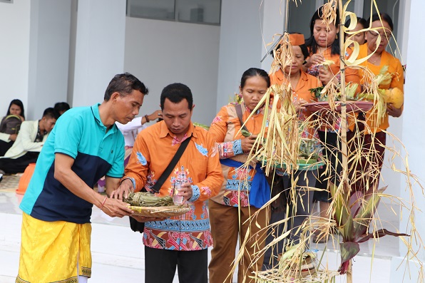 Ritual Keagamaan Hindu dalam acara Peresmian Gedung Baru FDA