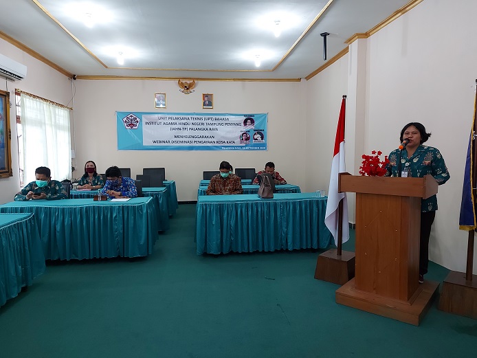 Laporan dari Ketua Panitia Penyelenggara Webinar Diseminasi Pengayaan Kosa Kata