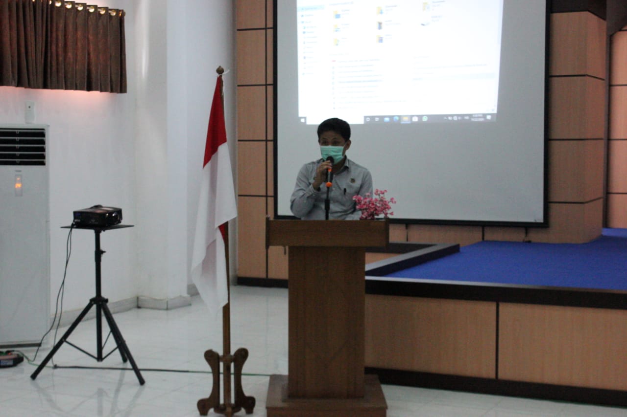 Sambutan oleh Pembina UKM Anti Narkoba IAHN-TP Palangka Raya