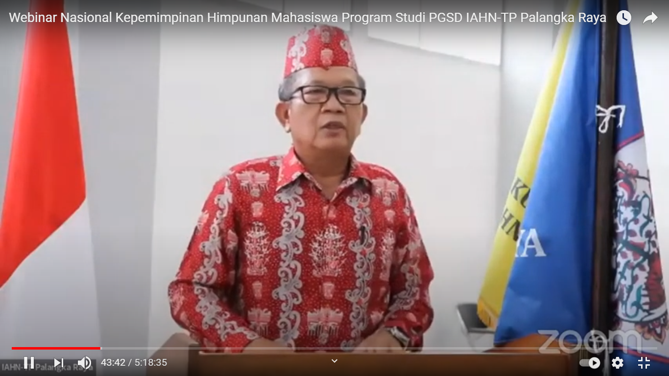 Sambutan oleh Dekan Fakultas Dharma Acarya