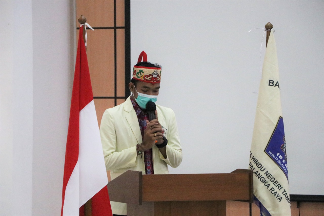 Sambutan oleh Wakil Presiden BEM IAHN-TP Palangka Raya