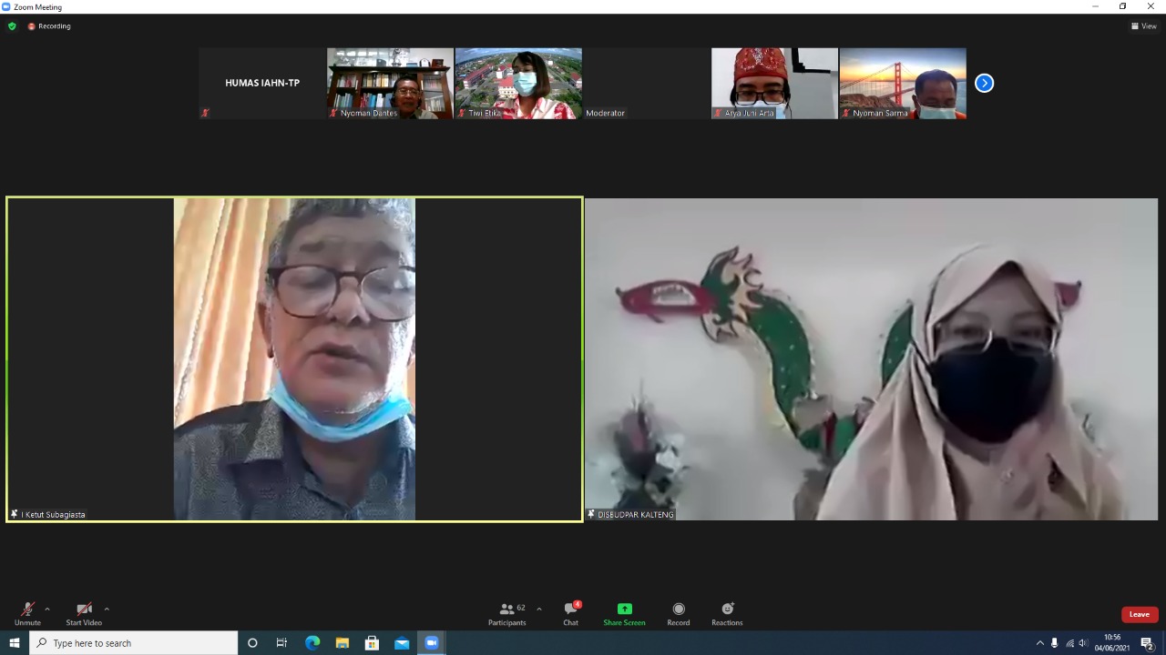 Sambutan oleh Rektor saat kegiatan Workshop Revisi Visi dan Misi FDDBW