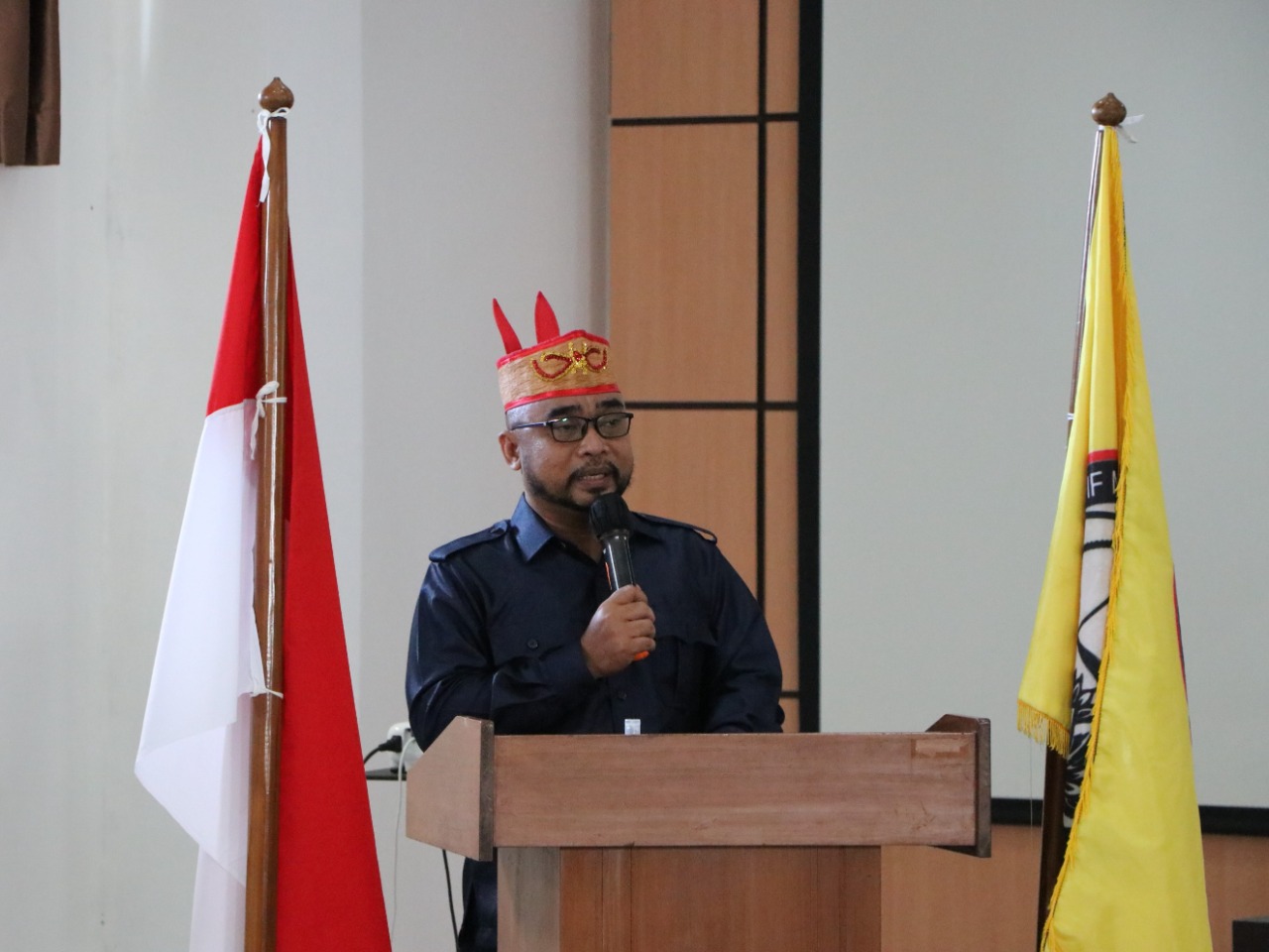 Sambutan oleh Kaprodi Pendidikan Seni dan Keagamaan