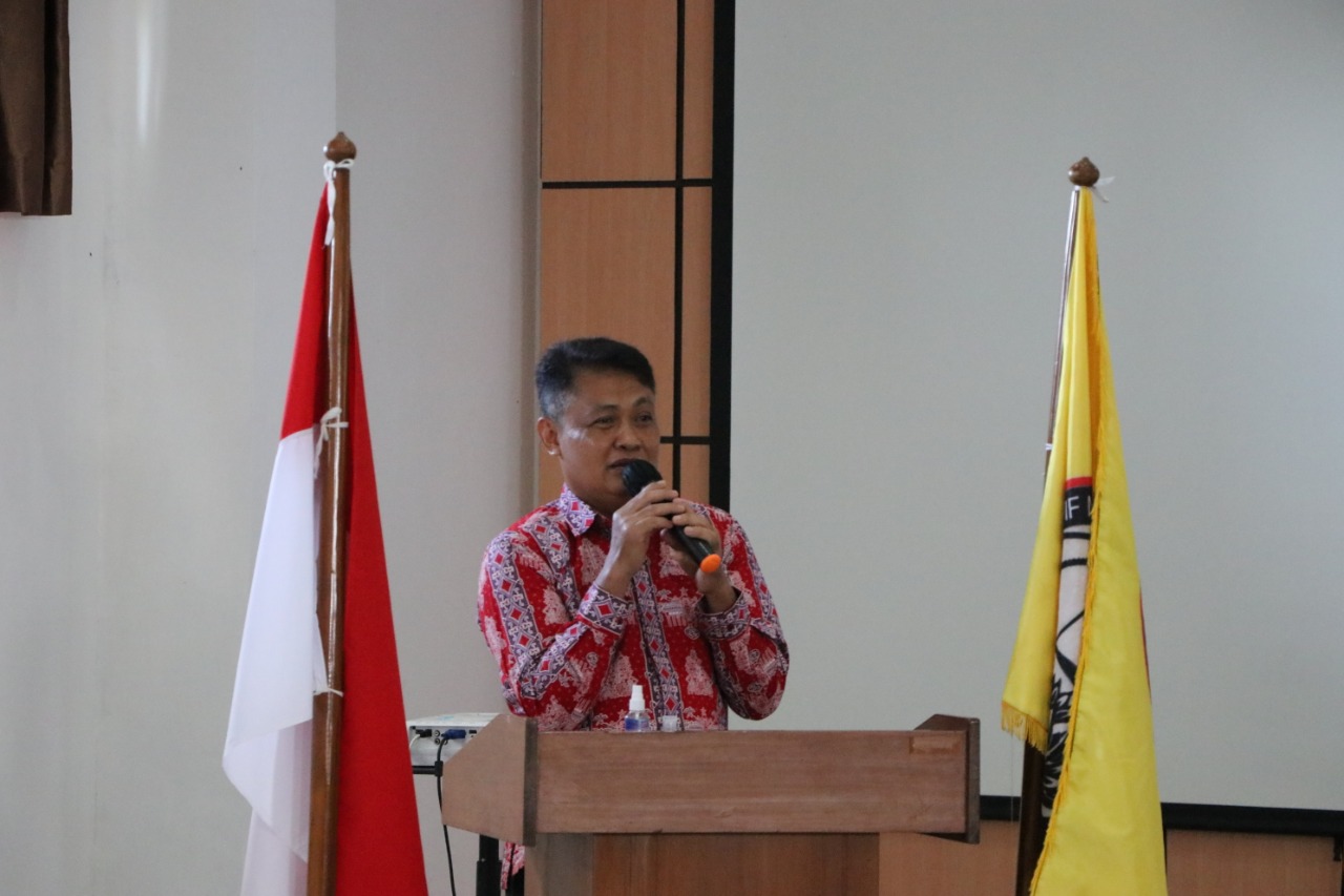 Sambutan dari Rektor diwakilkan oleh Wakil Rektor III