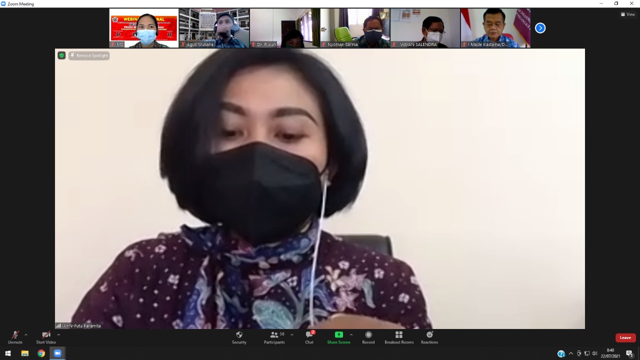 Laporan oleh Ketua Panitia