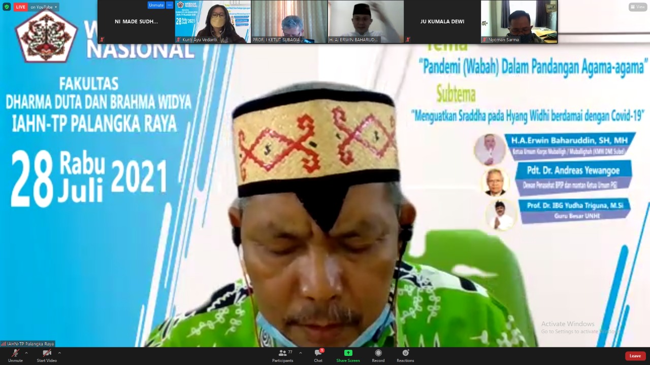 Laporan oleh Ketua Panitia Kegiatan