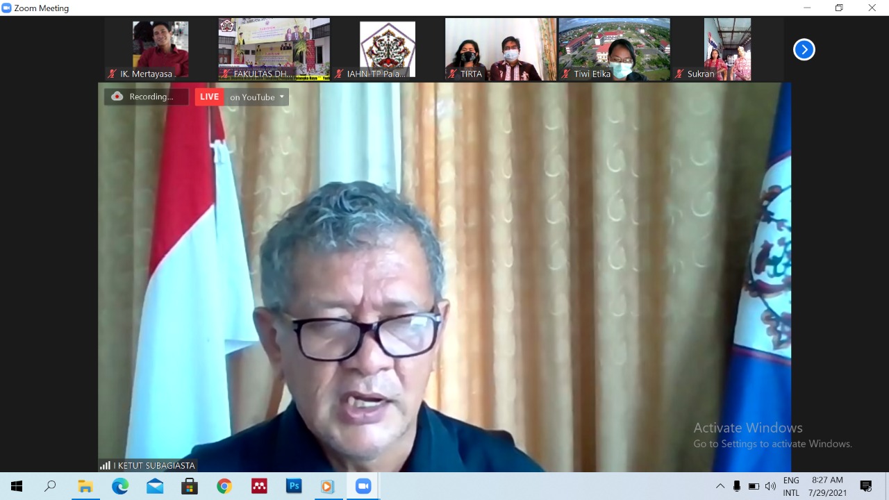 Sambutan oleh Rektor