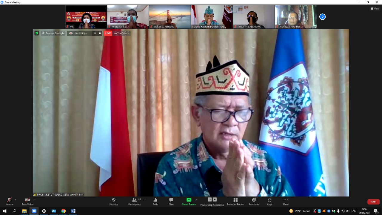 Rektor Sebagai Keynote Speaker