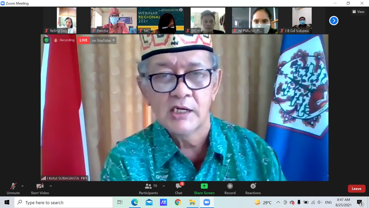 Rektor sebagai Keynote Speaker