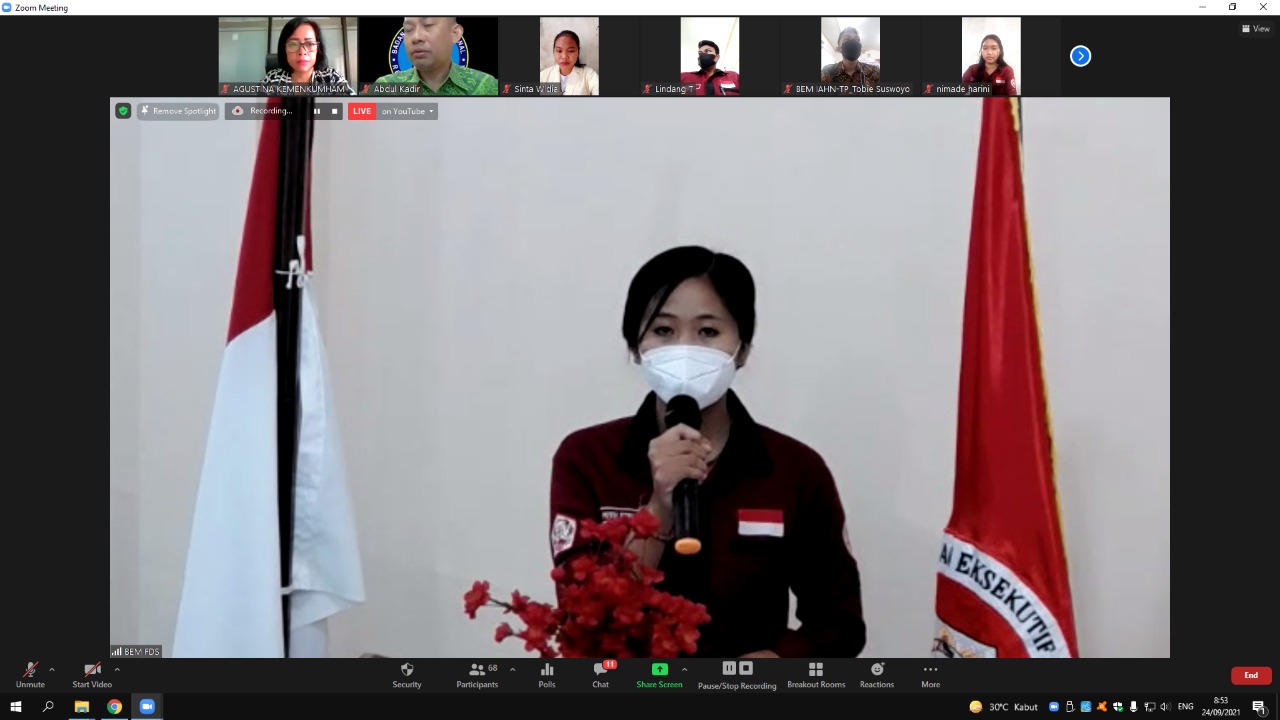 Laporan oleh Ketua Panitia