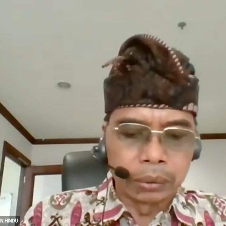 Perwakilan Dirjen Bimas Hindu Kemenag RI sebagai Keynote Speaker