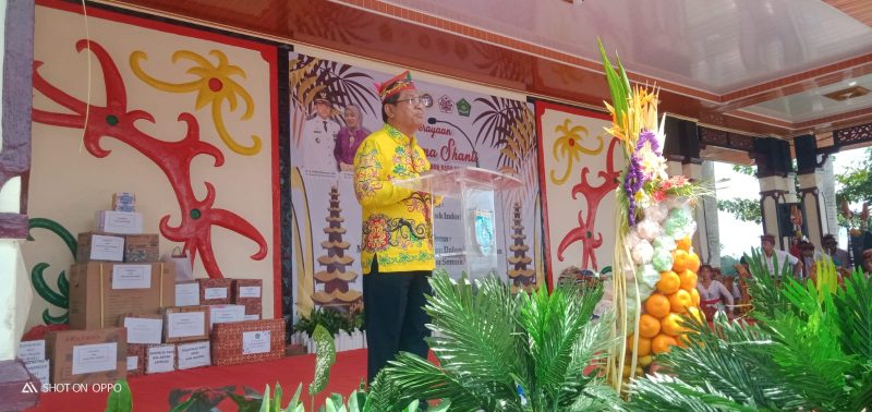 Sambutan oleh Rektor pada Perayaan Dharma Santi Nyepi Saka 1946 Kabupaten Barito Selatan