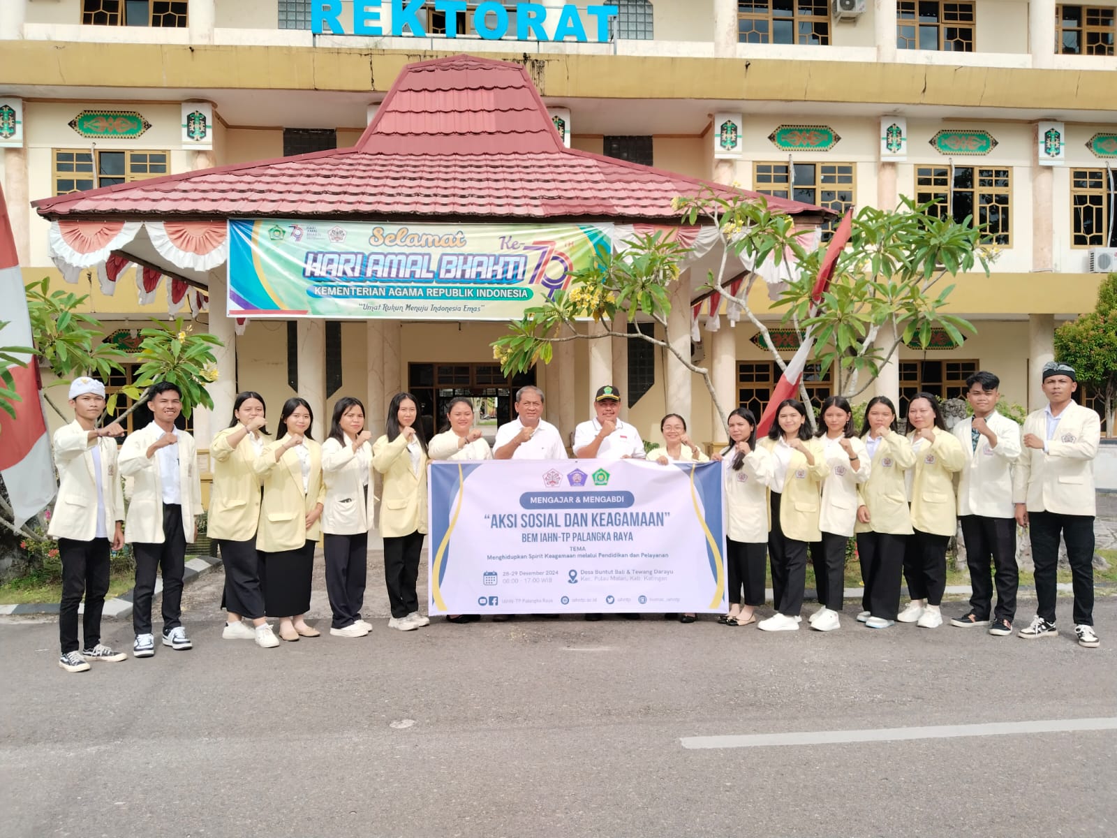 BEM IAHN-TP Gelar Aksi Sosial dan Keagamaan untuk Masyarakat