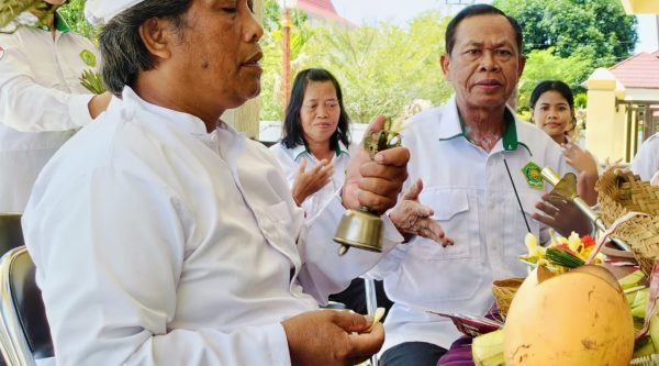 Ritual Melaspas/Mamapas Gedung Baru Rumah Susun Kampus IAHN-TP