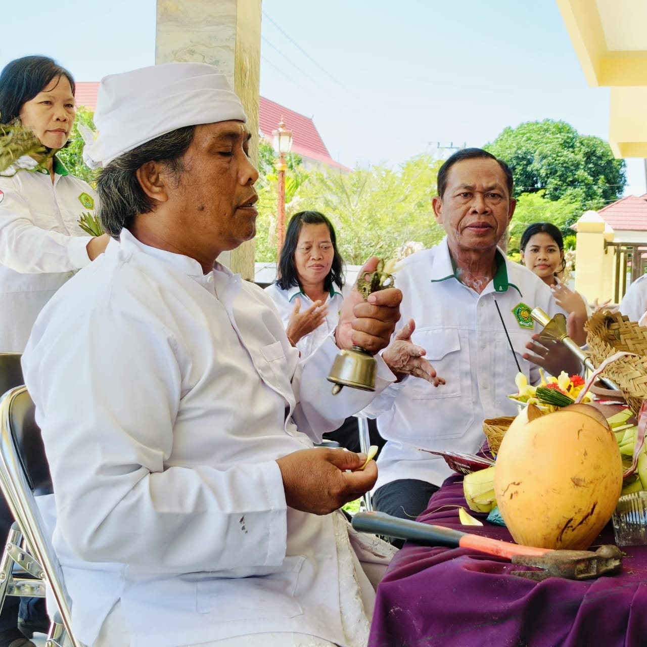 Ritual Melaspas/Mamapas Gedung Baru Rumah Susun Kampus IAHN-TP