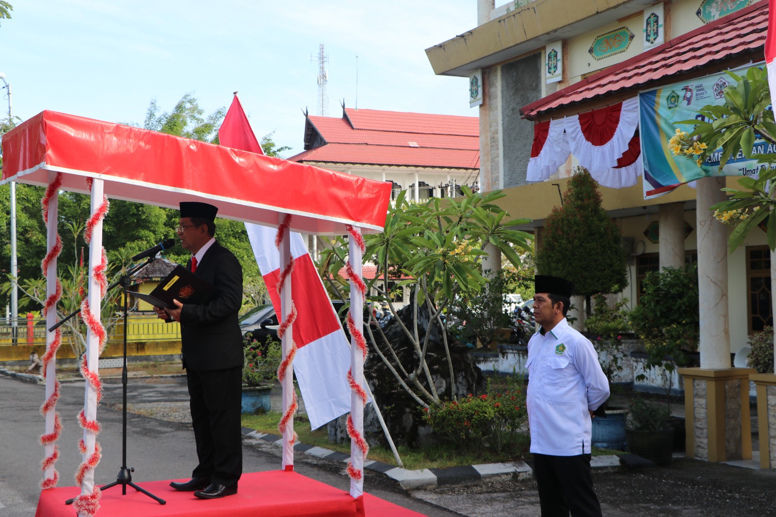 Petugas Upacara HAB ke-79 IAHN-TP Palangka Raya, Senin, 3 Januari 2025
