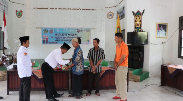 Sambutan oleh Rektor, Bhakti Sosial Panti Werdha Sinta dalam Rangka Peringatan HAB ke-79, Jumat, 3 Januari 2025