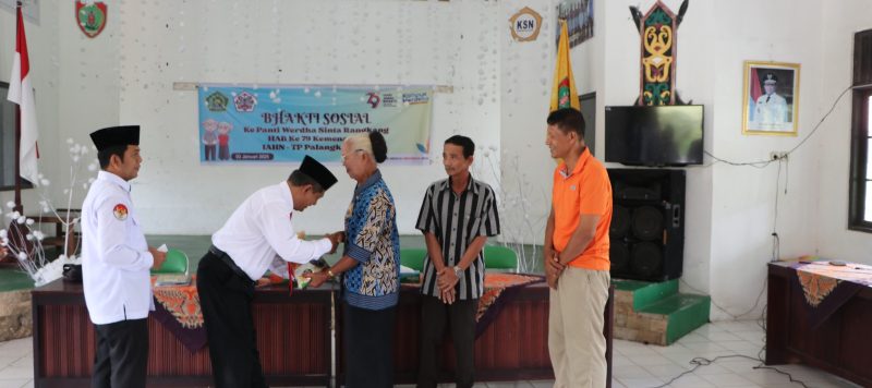 Sambutan oleh Rektor, Bhakti Sosial Panti Werdha Sinta dalam Rangka Peringatan HAB ke-79, Jumat, 3 Januari 2025